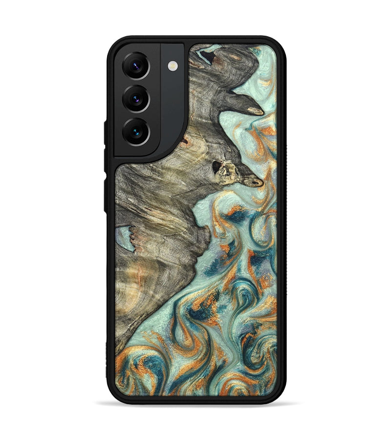 Galaxy S22 Plus Wood Phone Case - Raymon (Green, 823254)