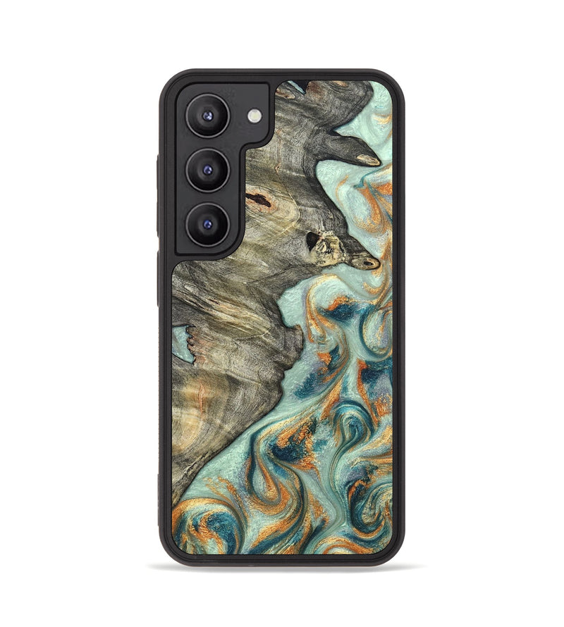 Galaxy S23 Wood Phone Case - Raymon (Green, 823254)
