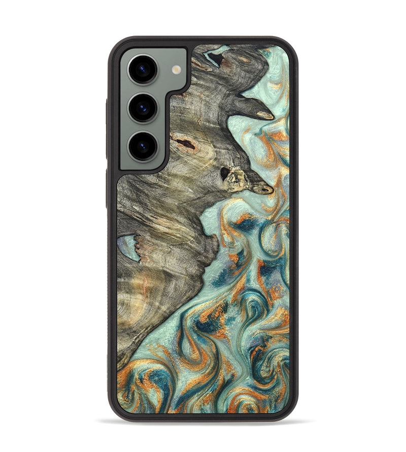 Galaxy S23 Plus Wood Phone Case - Raymon (Green, 823254)
