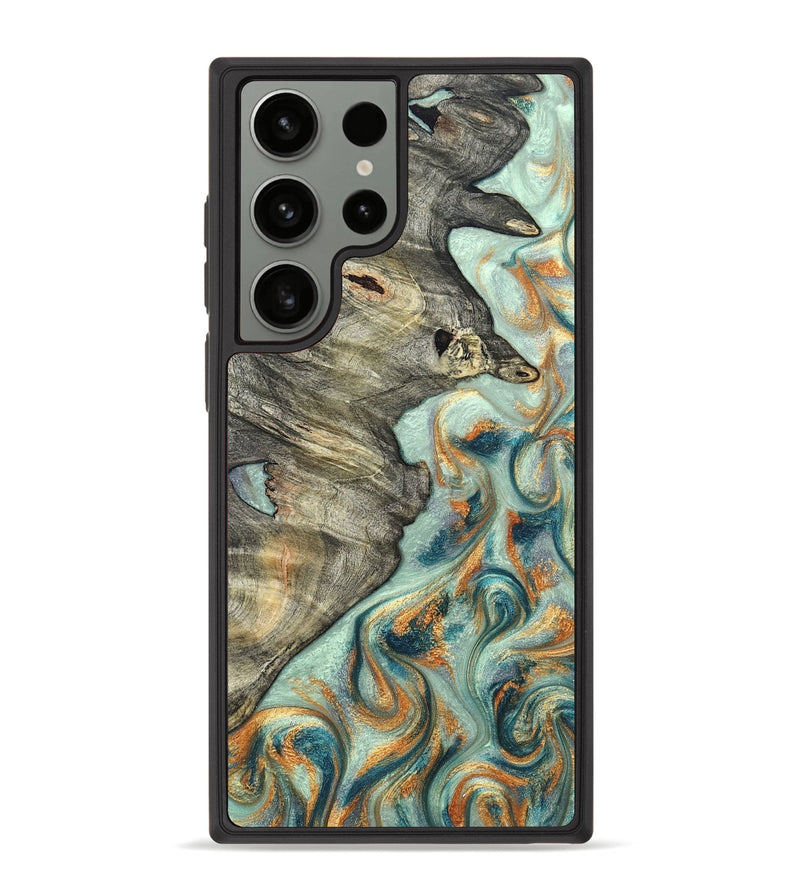 Galaxy S23 Ultra Wood Phone Case - Raymon (Green, 823254)