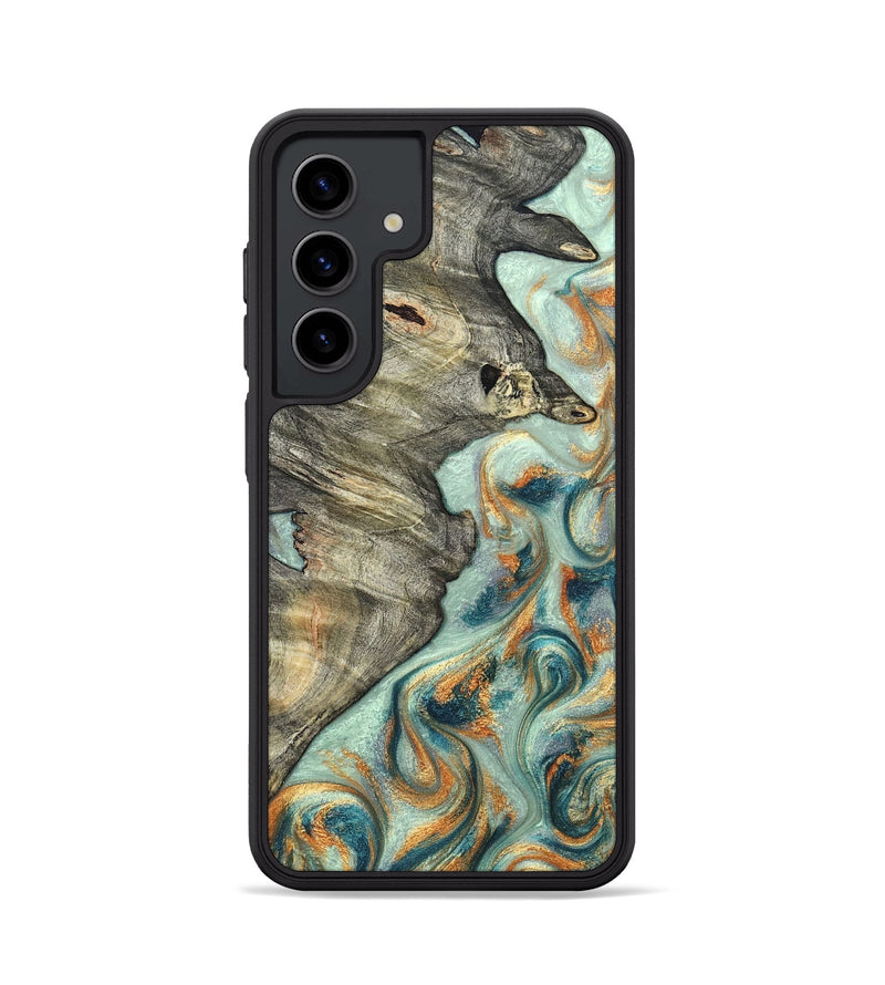 Galaxy S24 Wood Phone Case - Raymon (Green, 823254)