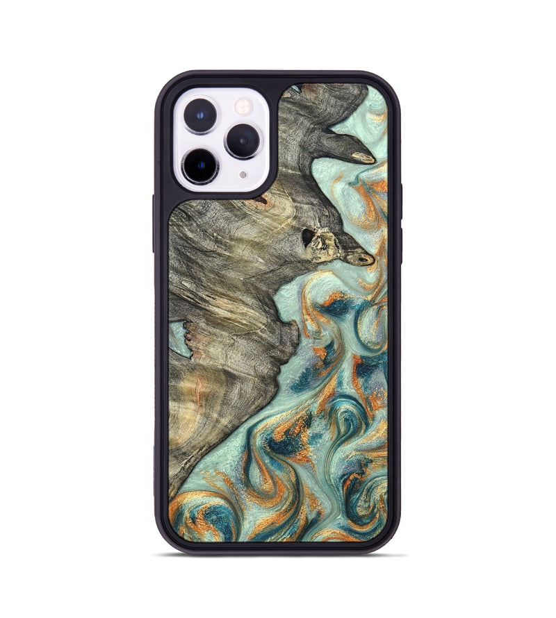 iPhone 11 Pro Wood Phone Case - Raymon (Green, 823254)