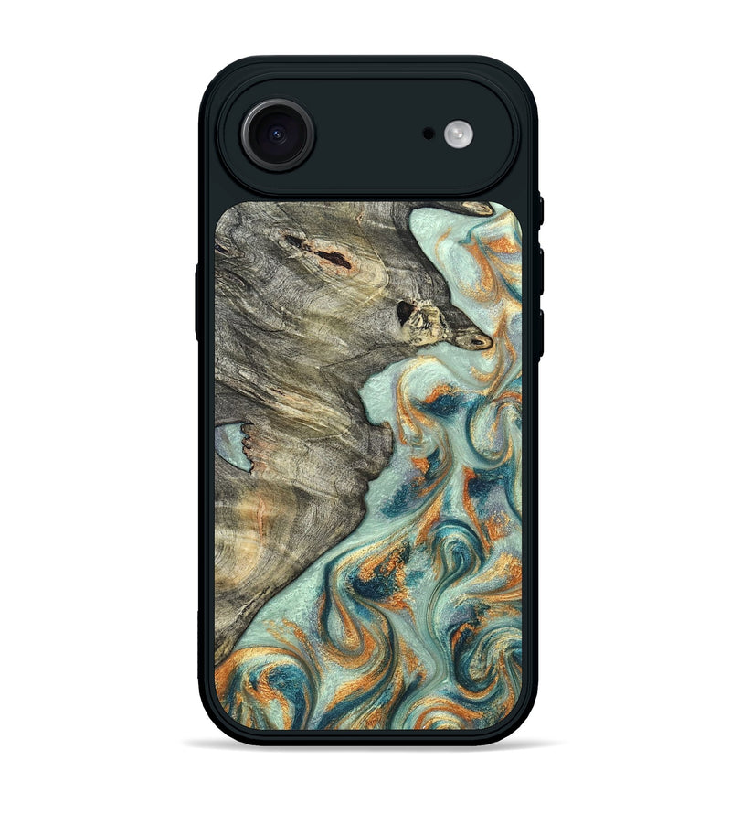 iPhone 17 Air Wood Phone Case - Raymon (Green, 823254)