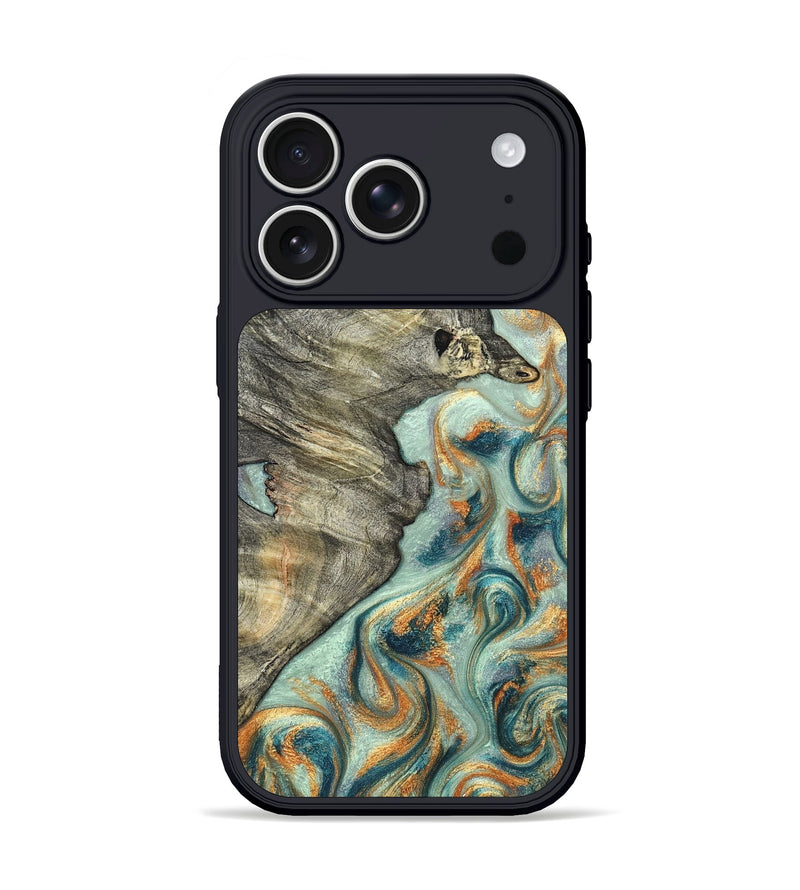 iPhone 17 Pro Wood Phone Case - Raymon (Green, 823254)