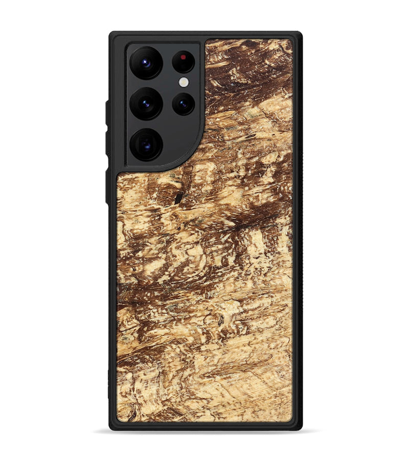 Galaxy S22 Ultra Wood Phone Case - Scarlet (Wood Burl, 823256)