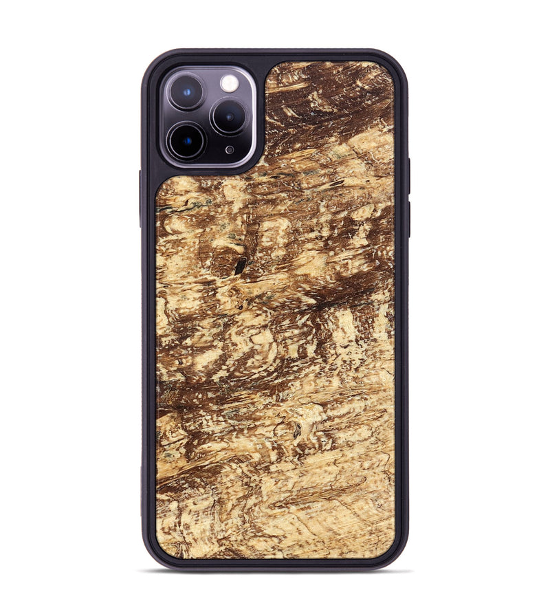 iPhone 11 Pro Max Wood Phone Case - Scarlet (Wood Burl, 823256)