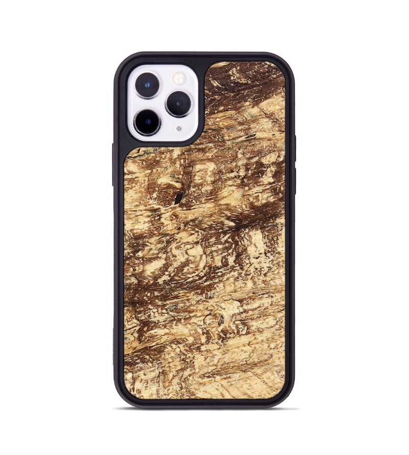 iPhone 11 Pro Wood Phone Case - Scarlet (Wood Burl, 823256)