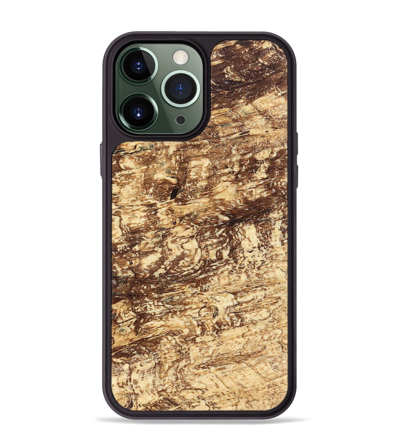 iPhone 13 Pro Max Wood Phone Case - Scarlet (Wood Burl, 823256)