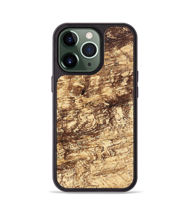 iPhone 13 Pro Wood Phone Case - Scarlet (Wood Burl, 823256)