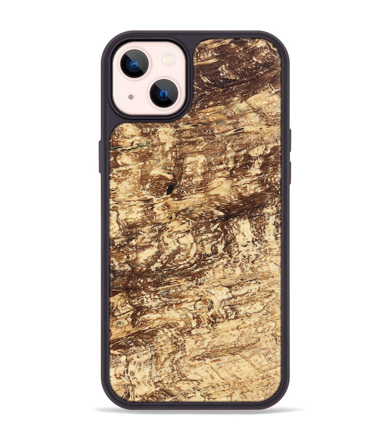 iPhone 14 Plus Wood Phone Case - Scarlet (Wood Burl, 823256)