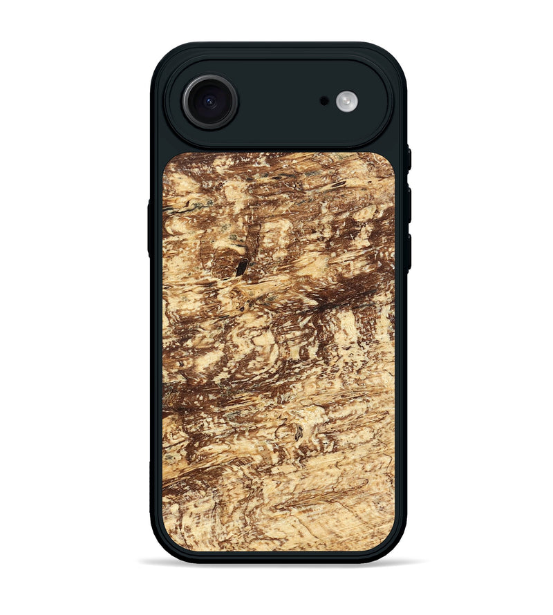 iPhone 17 Air Wood Phone Case - Scarlet (Wood Burl, 823256)