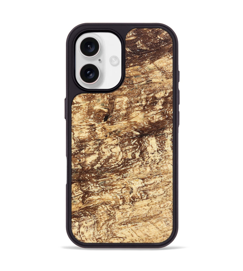 iPhone 17 Wood Phone Case - Scarlet (Wood Burl, 823256)