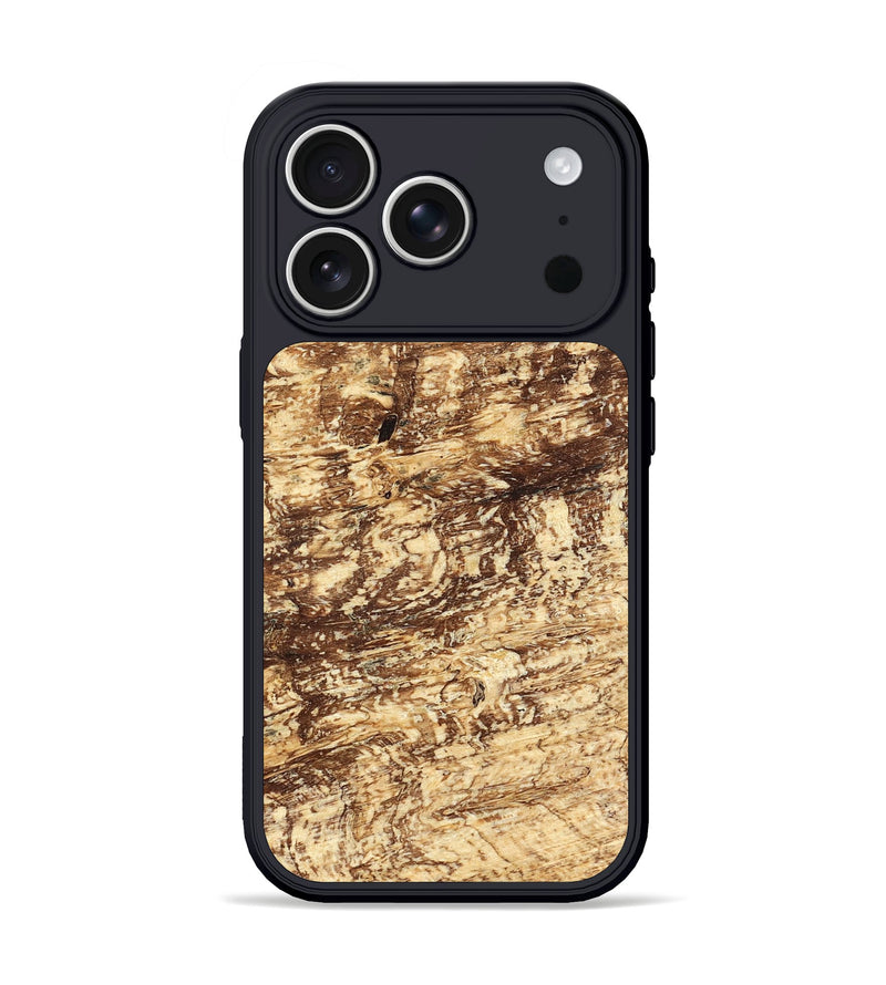 iPhone 17 Pro Wood Phone Case - Scarlet (Wood Burl, 823256)