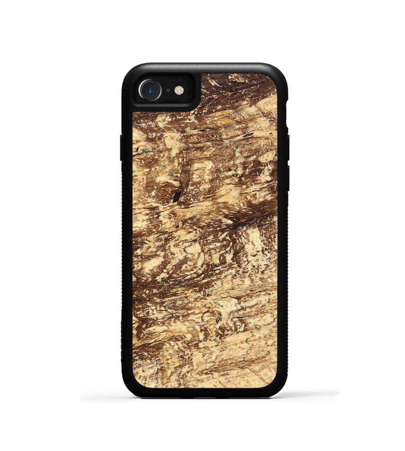iPhone SE Wood Phone Case - Scarlet (Wood Burl, 823256)