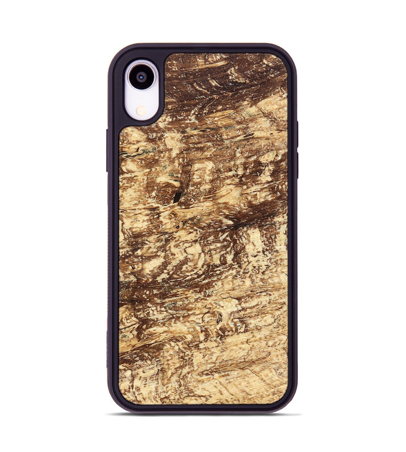 iPhone Xr Wood Phone Case - Scarlet (Wood Burl, 823256)