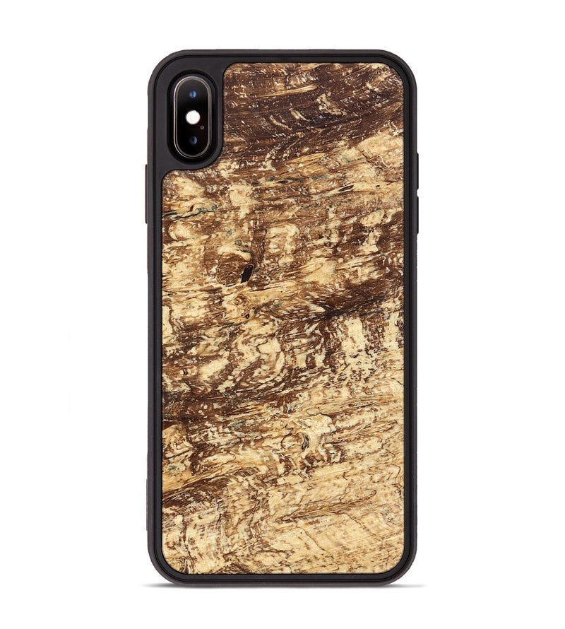 iPhone Xs Max Wood Phone Case - Scarlet (Wood Burl, 823256)