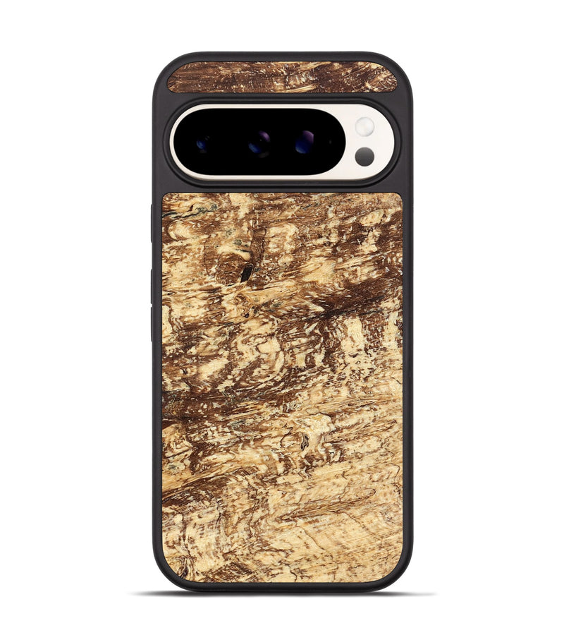 Pixel 9 Pro Wood Phone Case - Scarlet (Wood Burl, 823256)