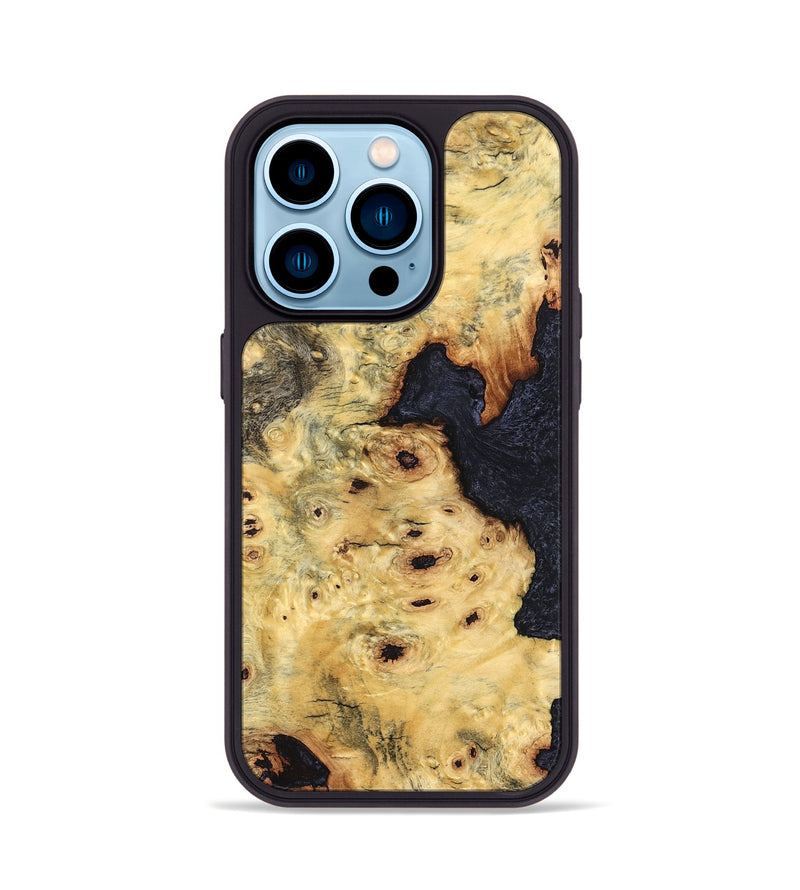 iPhone 14 Pro Wood Phone Case - Kaylee (Wood Burl, 823257)