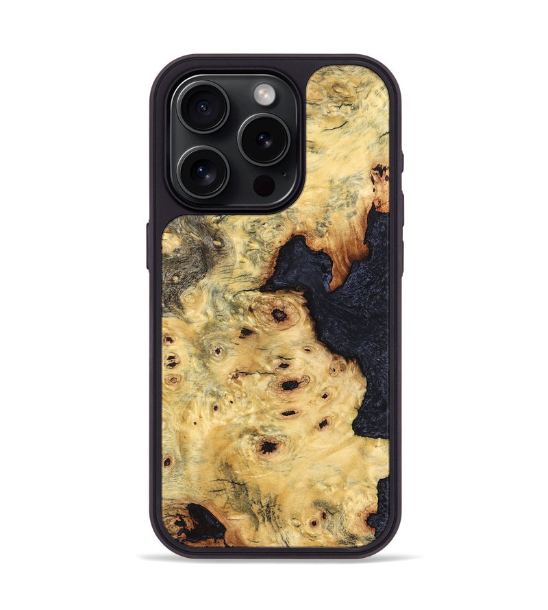 iPhone 15 Pro Wood Phone Case - Kaylee (Wood Burl, 823257)