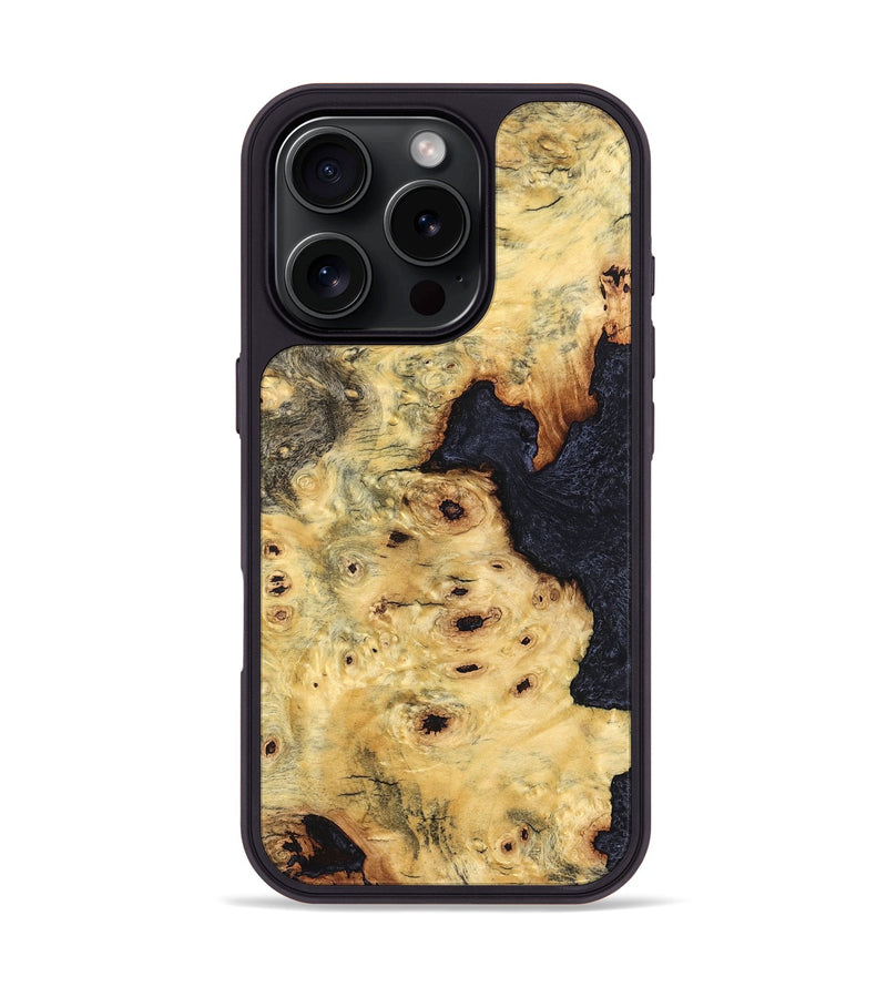 iPhone 16 Pro Wood Phone Case - Kaylee (Wood Burl, 823257)