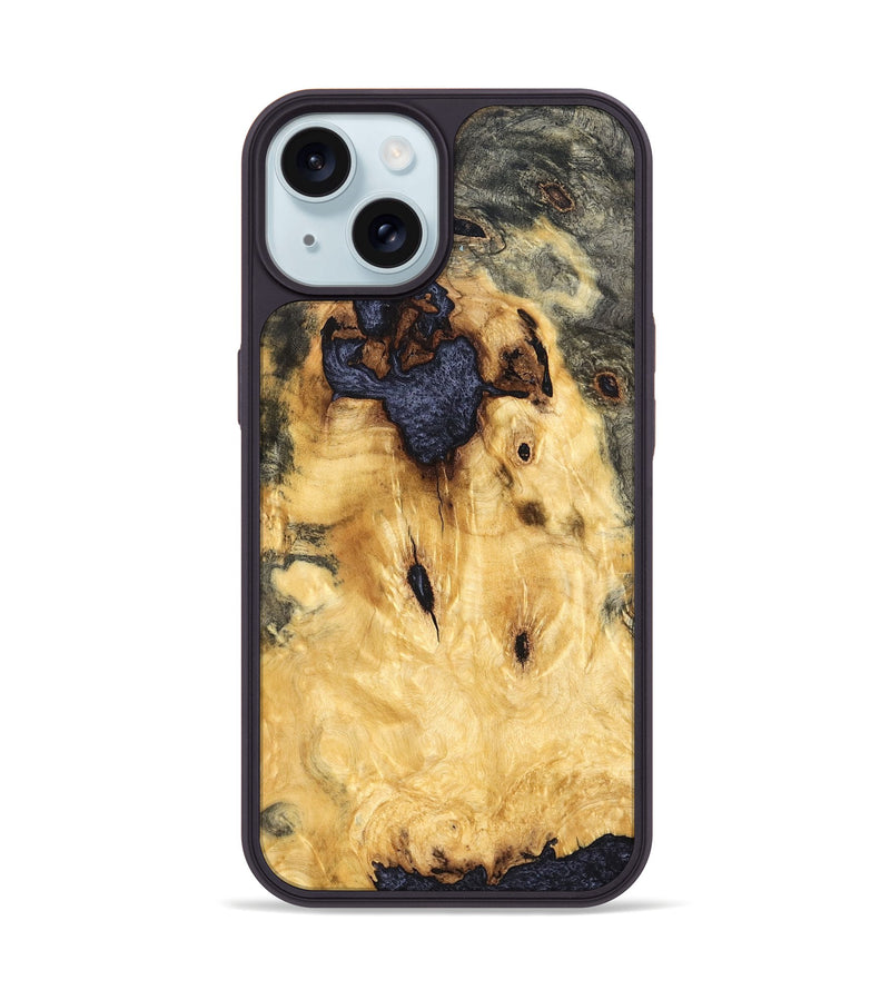 iPhone 15 Wood Phone Case - Kelsi (Wood Burl, 823258)