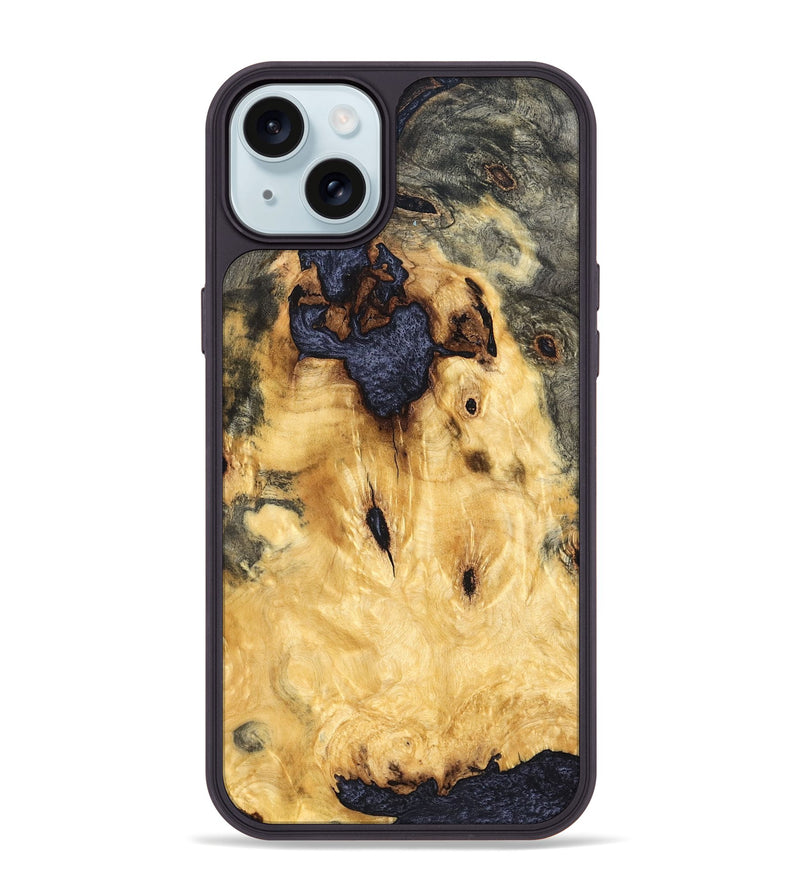 iPhone 15 Plus Wood Phone Case - Kelsi (Wood Burl, 823258)