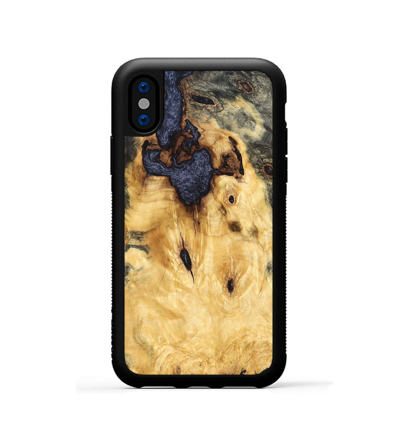 iPhone Xs Wood Phone Case - Kelsi (Wood Burl, 823258)