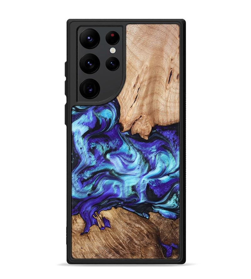 Galaxy S22 Ultra Wood Phone Case - Wynter (Purple, 823263)