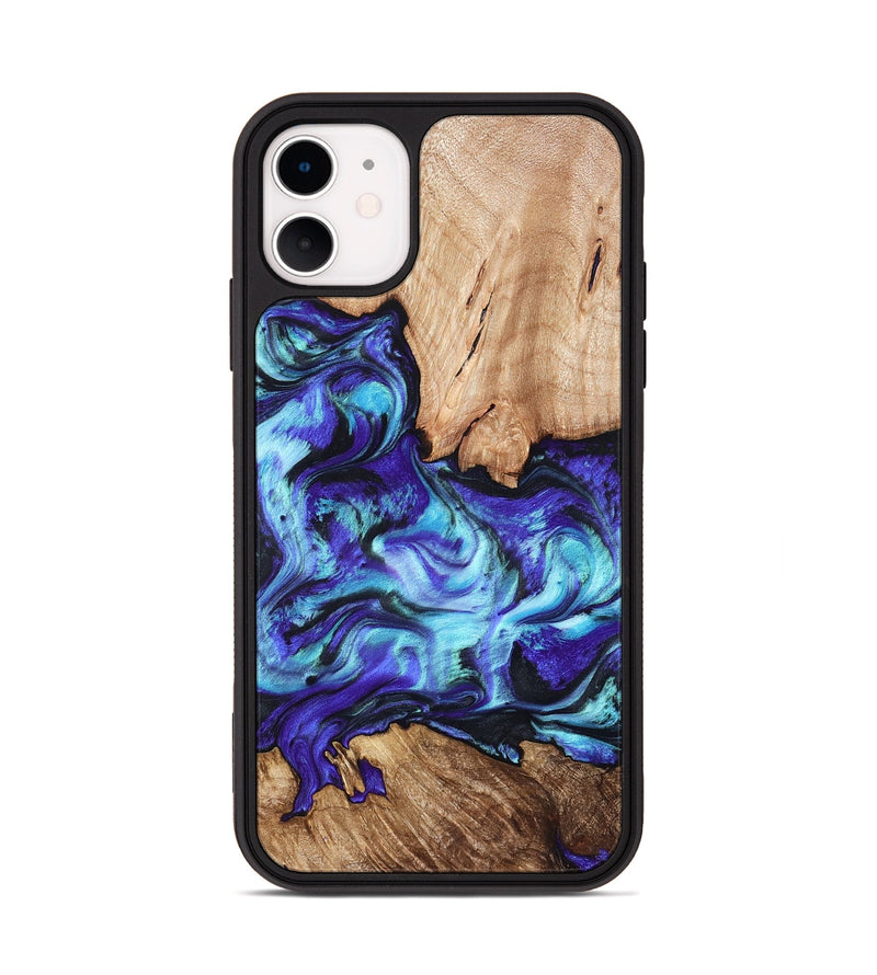 iPhone 11 Wood Phone Case - Wynter (Purple, 823263)