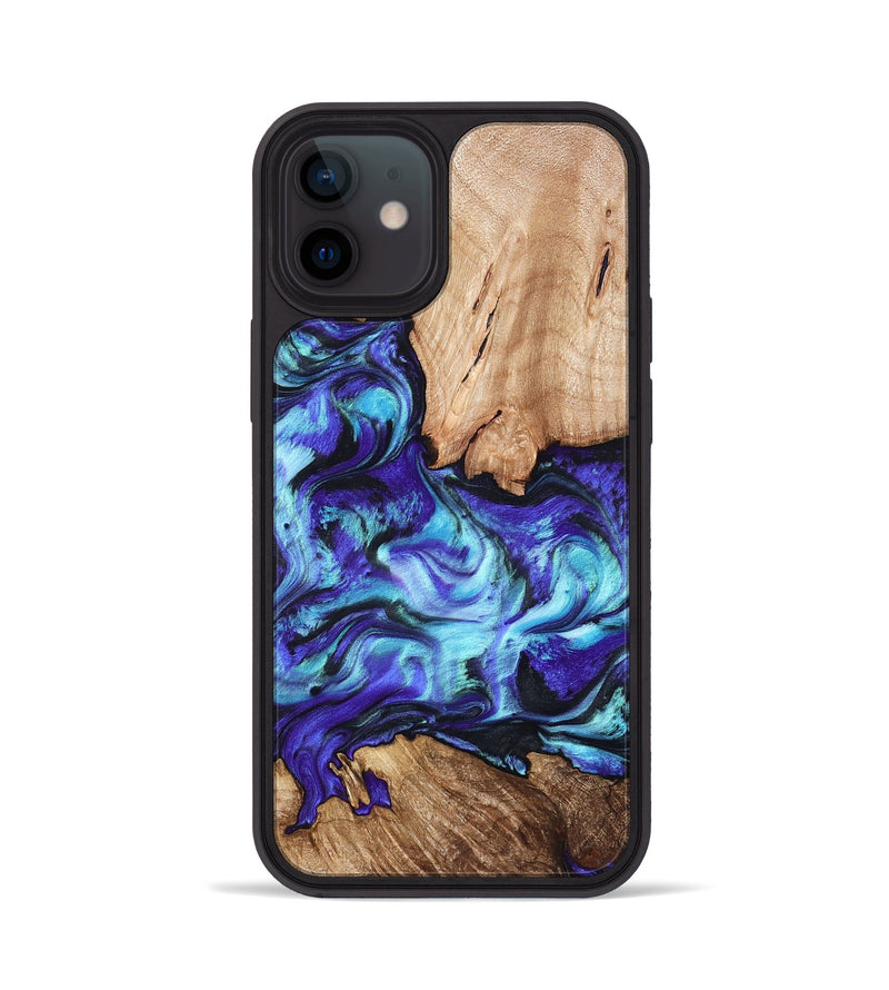 iPhone 12 Wood Phone Case - Wynter (Purple, 823263)