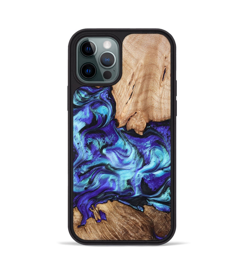 iPhone 12 Pro Wood Phone Case - Wynter (Purple, 823263)