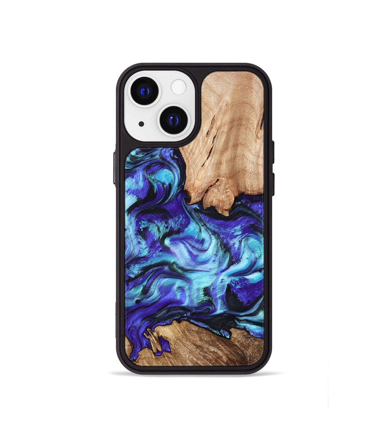 iPhone 13 mini Wood Phone Case - Wynter (Purple, 823263)