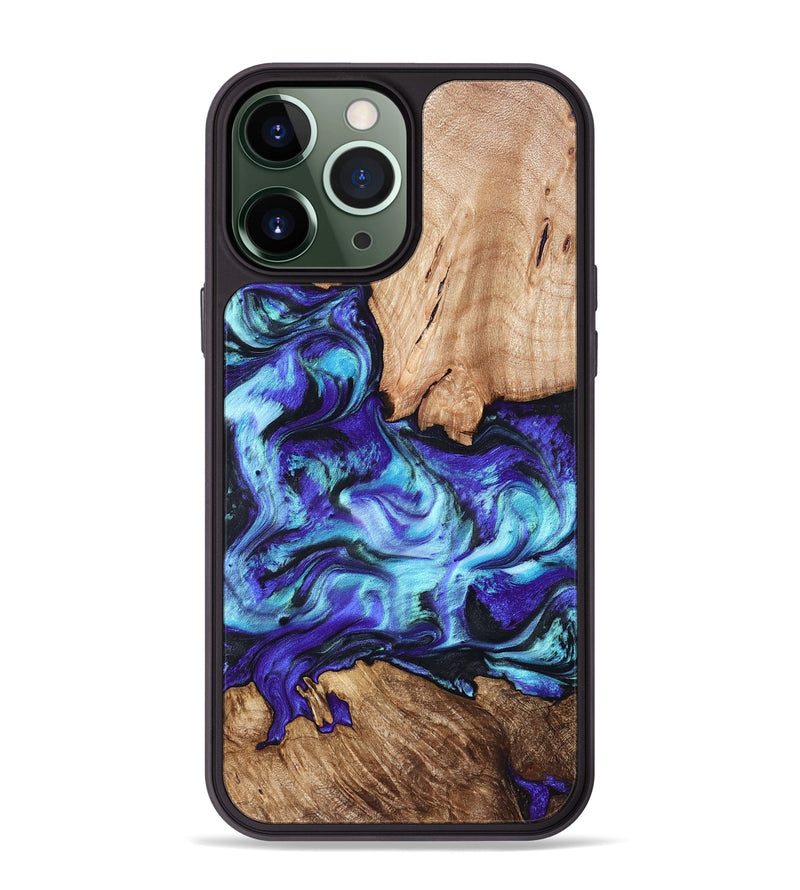 iPhone 13 Pro Max Wood Phone Case - Wynter (Purple, 823263)