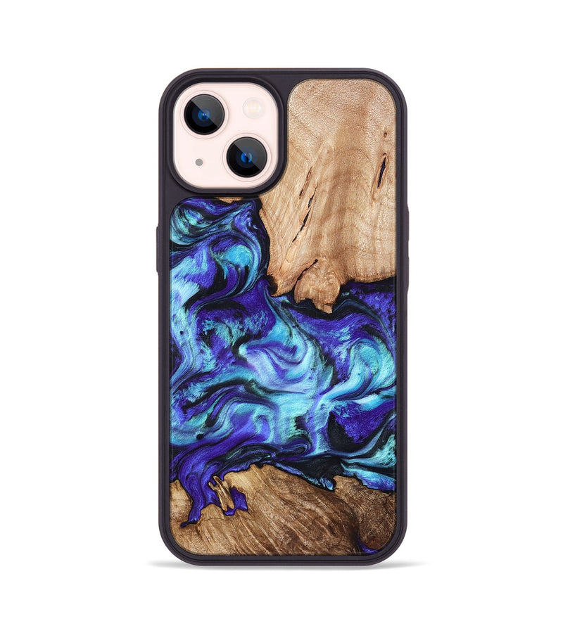 iPhone 14 Wood Phone Case - Wynter (Purple, 823263)