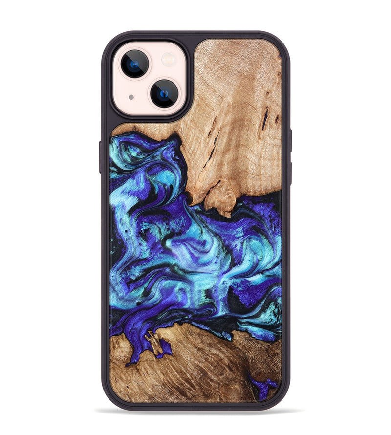 iPhone 14 Plus Wood Phone Case - Wynter (Purple, 823263)