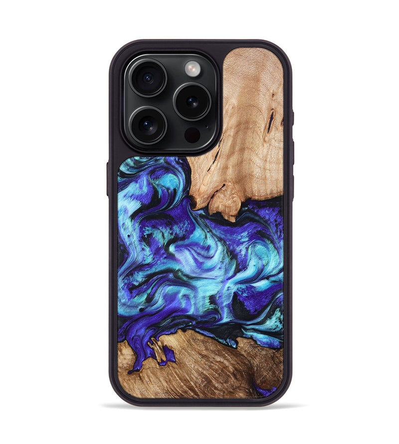 iPhone 15 Pro Wood Phone Case - Wynter (Purple, 823263)