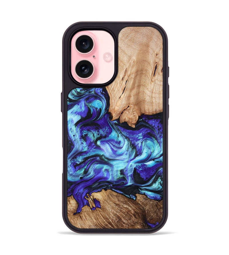 iPhone 16 Wood Phone Case - Wynter (Purple, 823263)