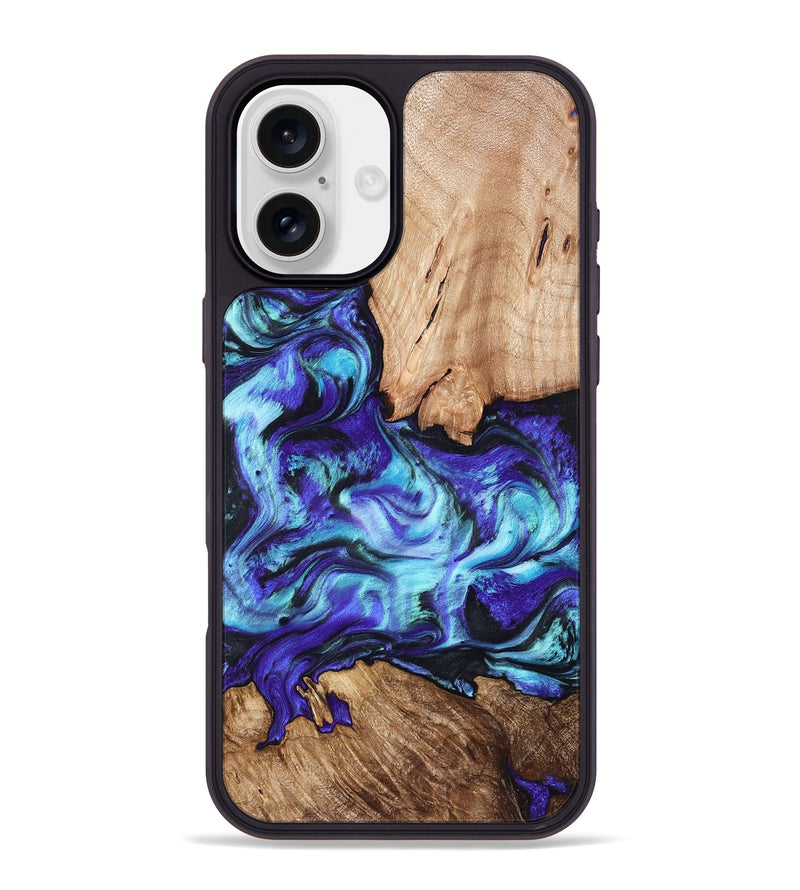 iPhone 16 Plus Wood Phone Case - Wynter (Purple, 823263)