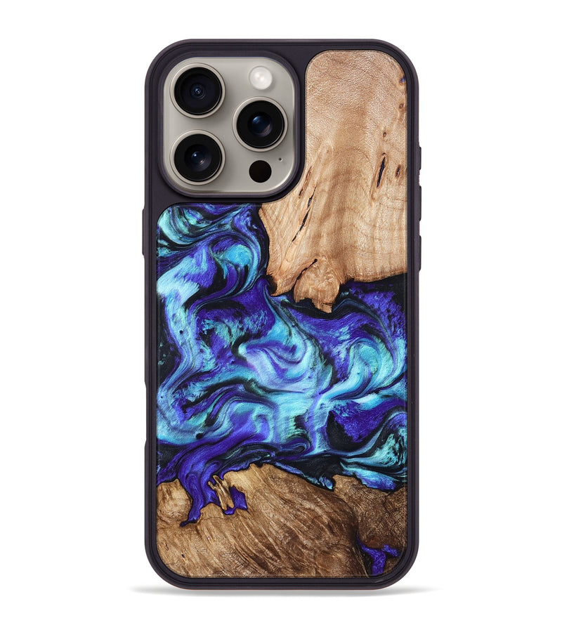 iPhone 16 Pro Max Wood Phone Case - Wynter (Purple, 823263)