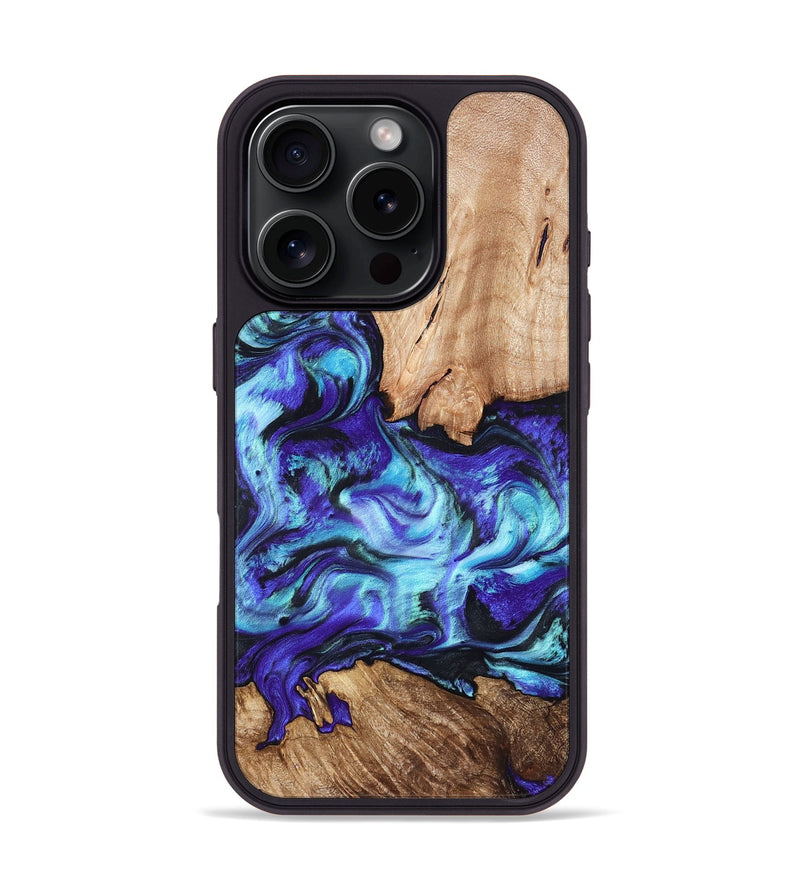 iPhone 16 Pro Wood Phone Case - Wynter (Purple, 823263)