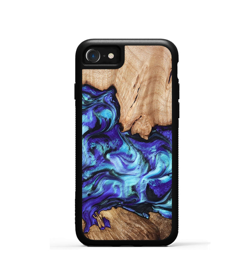 iPhone SE Wood Phone Case - Wynter (Purple, 823263)