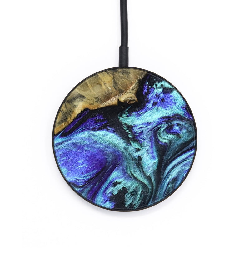 Circle Wood Wireless Charger - Nyra (Purple, 823264)
