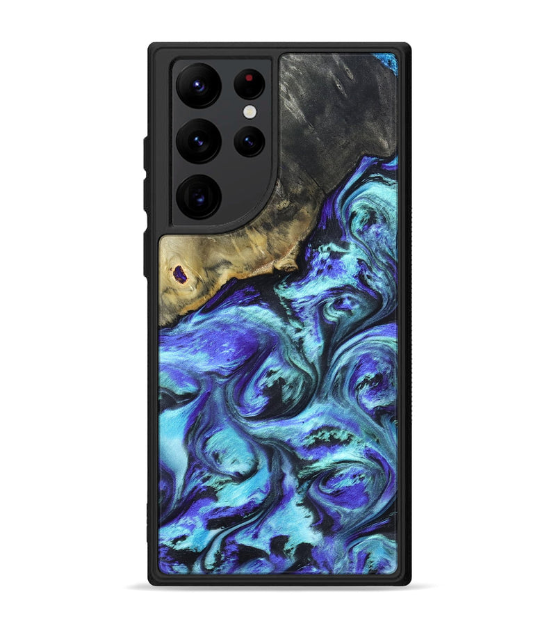 Galaxy S22 Ultra Wood Phone Case - Nyra (Purple, 823264)