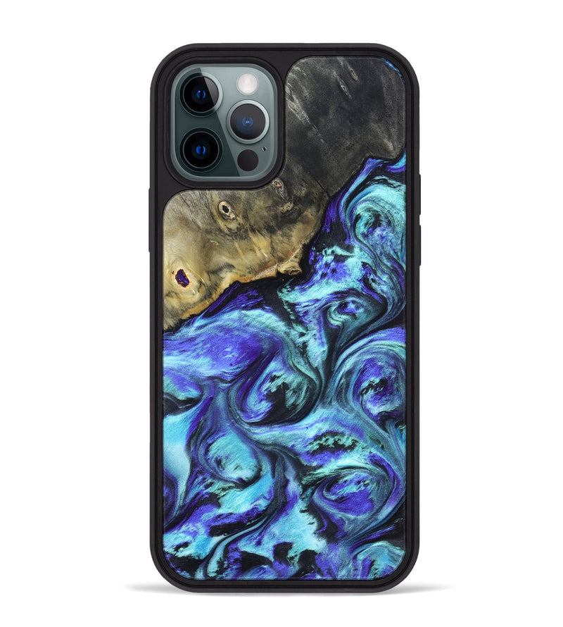 iPhone 12 Pro Max Wood Phone Case - Nyra (Purple, 823264)