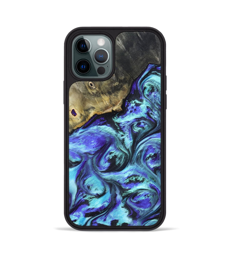 iPhone 12 Pro Wood Phone Case - Nyra (Purple, 823264)