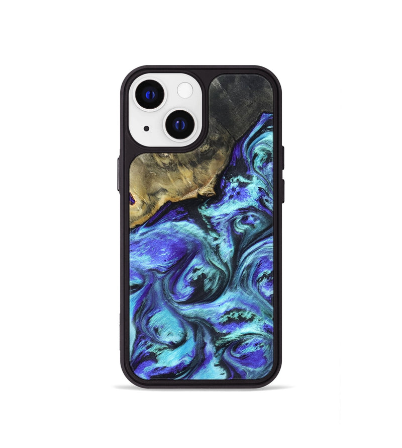 iPhone 13 mini Wood Phone Case - Nyra (Purple, 823264)