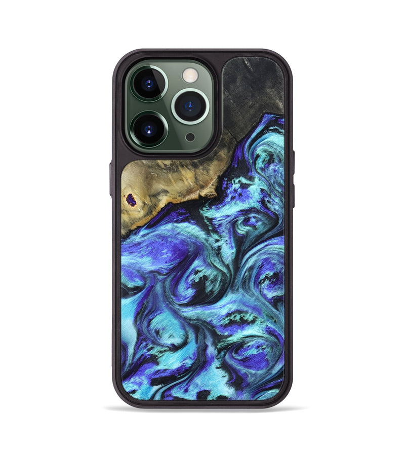 iPhone 13 Pro Wood Phone Case - Nyra (Purple, 823264)