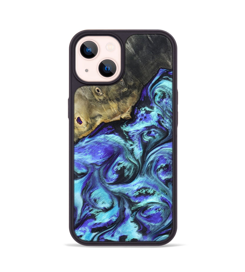 iPhone 14 Wood Phone Case - Nyra (Purple, 823264)