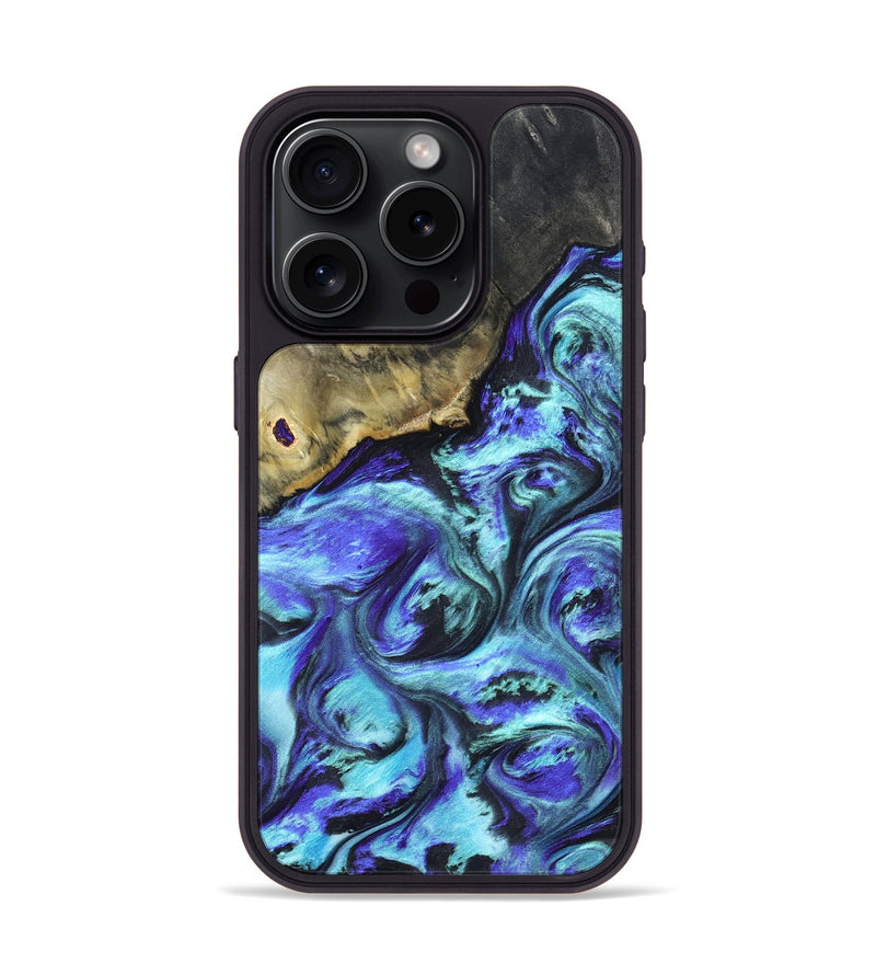 iPhone 15 Pro Wood Phone Case - Nyra (Purple, 823264)