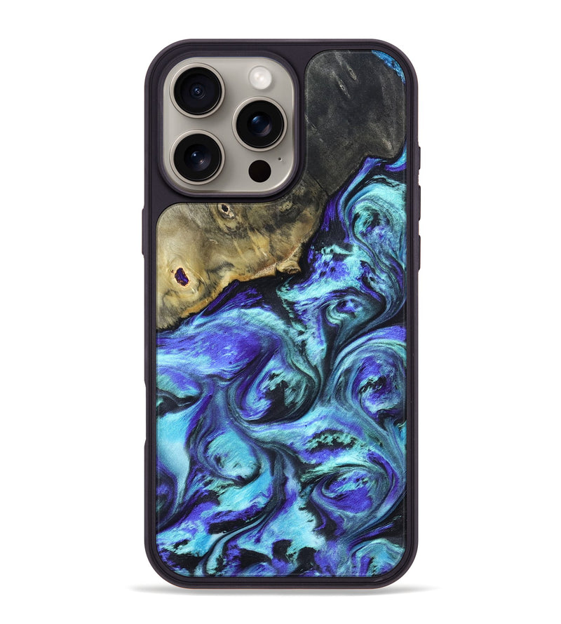 iPhone 16 Pro Max Wood Phone Case - Nyra (Purple, 823264)